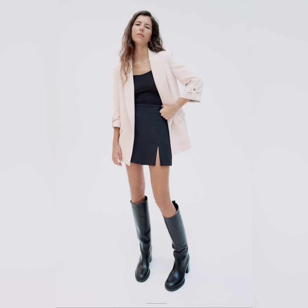 Zara Basic Open Front Blazer